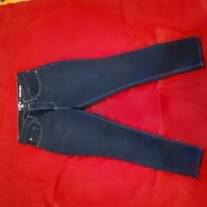 𝅺RIDERS by Lee women's size 8P midrise skinny jeans dark wash